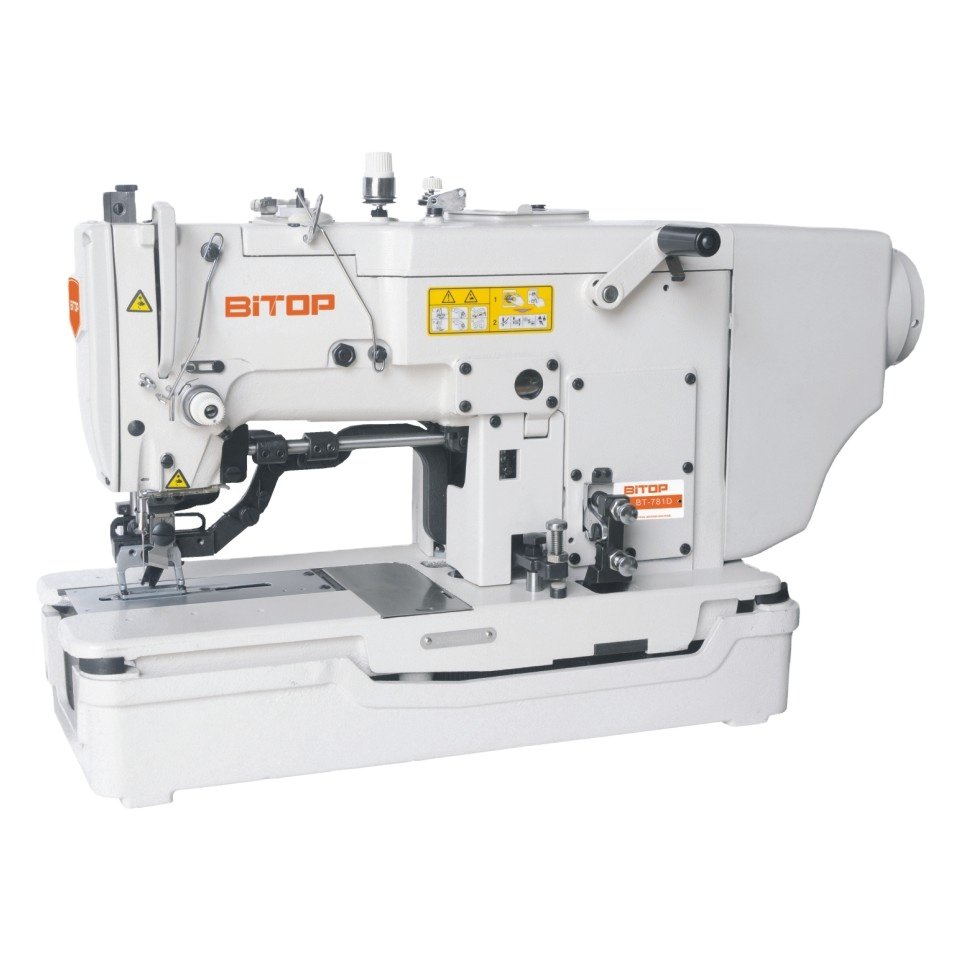 BT-781D 1790 Direct eyelet Straight button making industrial automatic bartack webbing sewing machine button stitch machine