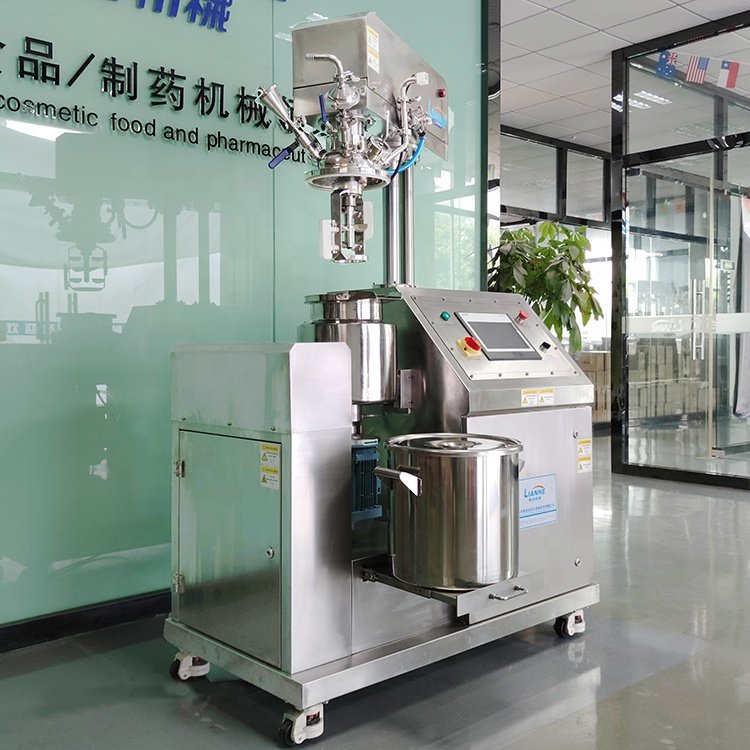 Vacuum Cosmetic Cream Laboratory Mixer Machine Small Business Face Cream Making Machine