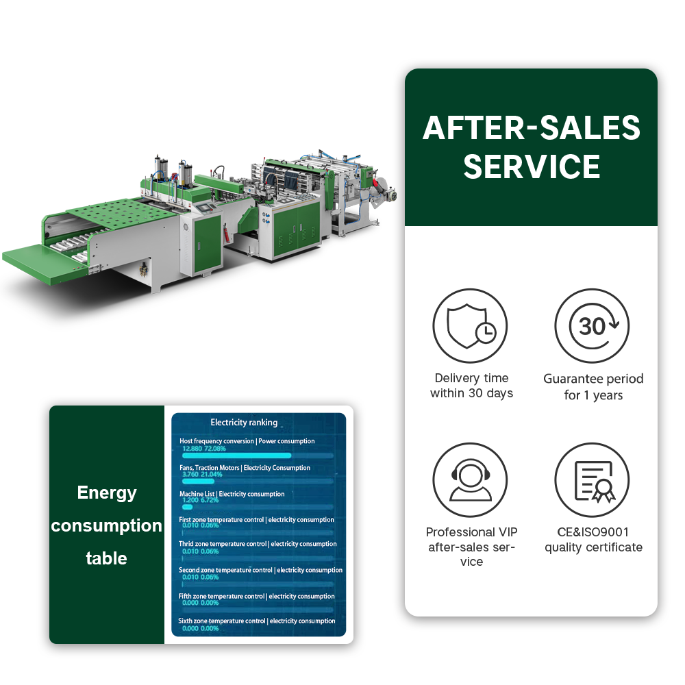 Plastic bag making machine vest bag making CX-500*2 China manufacturer popular plastic bag machine full automatic