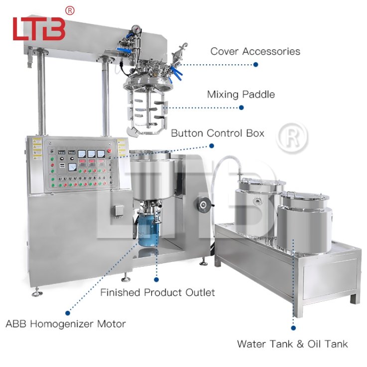 Hot Selling Small Face Lotion Skin Toothpaste Cleansing Cream Making Machine For Making Cosmetics Cream