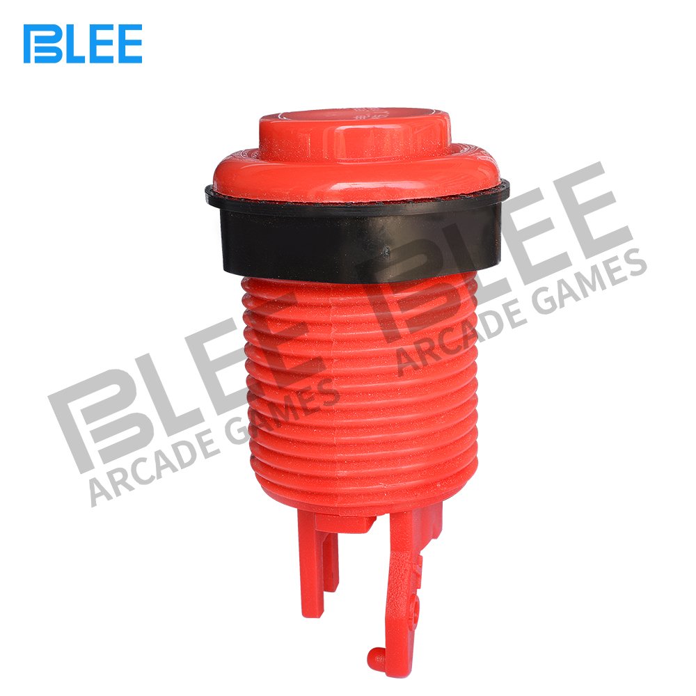 Firm and durable round push button sanwa illuminated 30mm game arcade push buttons for game machine