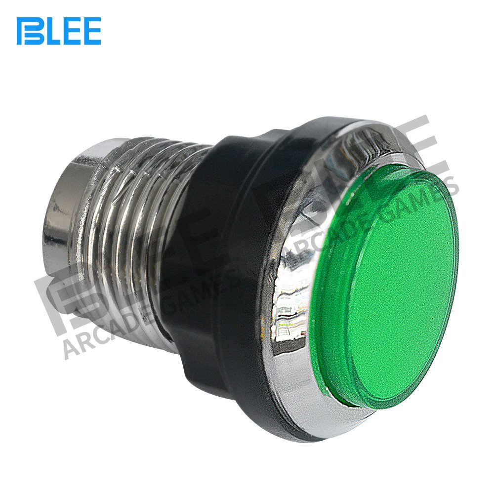 Firm and durable round push button sanwa illuminated 30mm game arcade push buttons for game machine