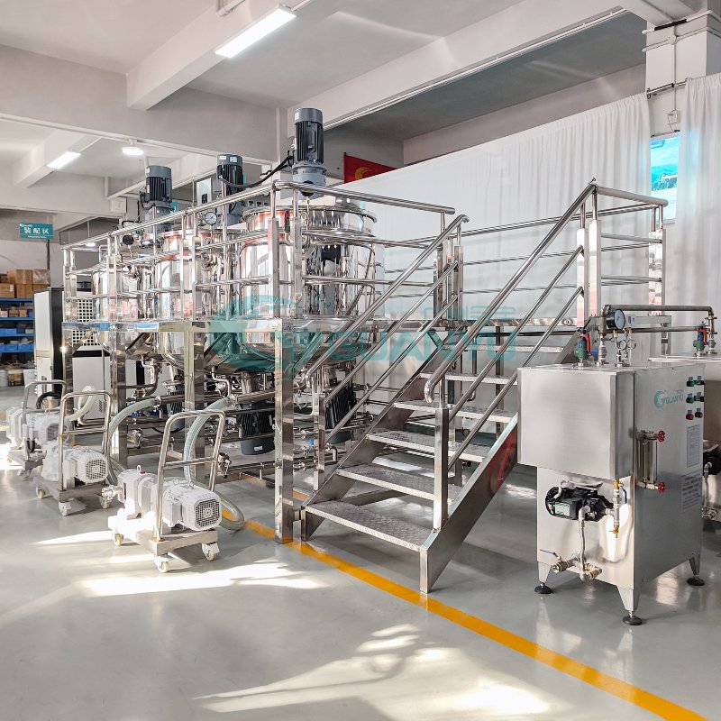 100-5000L Liquid Soap Making Machine Cream Liquid Soap Shampoo Mixer 500 Kg Per Hour Liquid Soap Manufacturing Plant