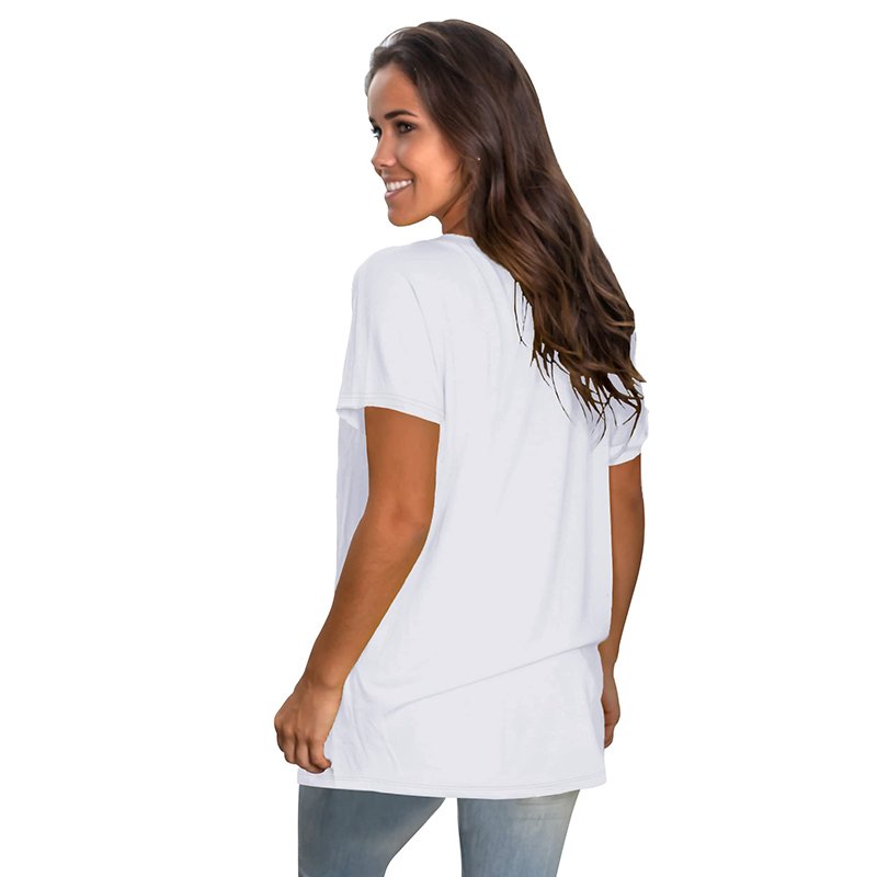 Custom Womens Sustainable Bamboo Loose Fit Tshirts Short Sleeve Summer Anti UV Bamboo Tops Casual Workout Yoga Tunic T Shirt