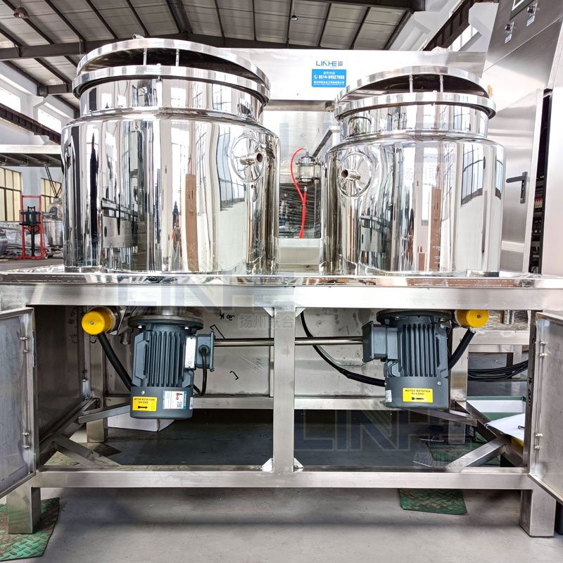 100l Ointment Homogenizer Emulsifying Vacuum Mixer Cosmetic Skin Cream Making Machine