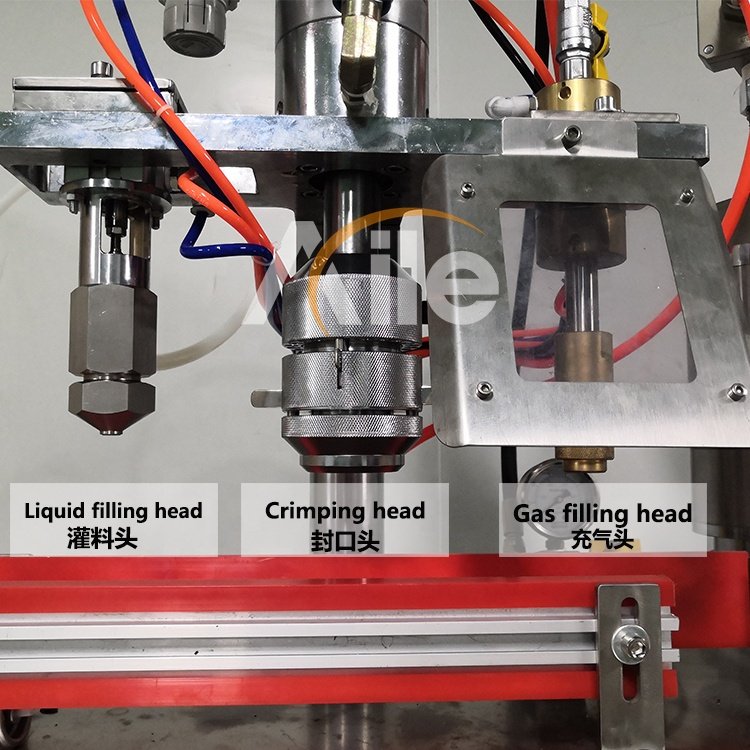 Manufacturing Semi-automatic 3 in 1 Car Air freshener Car Painting Aerosol Spray Filling Machine Snow Spray Making Machine