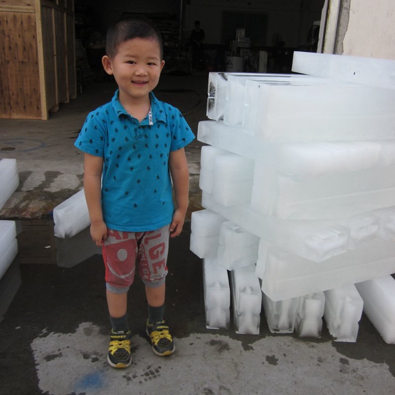 20tons Commercial Ice Block Making Machine for Restaurant Ce Stainless Steel Water Air Cooling Snowmaker Machine