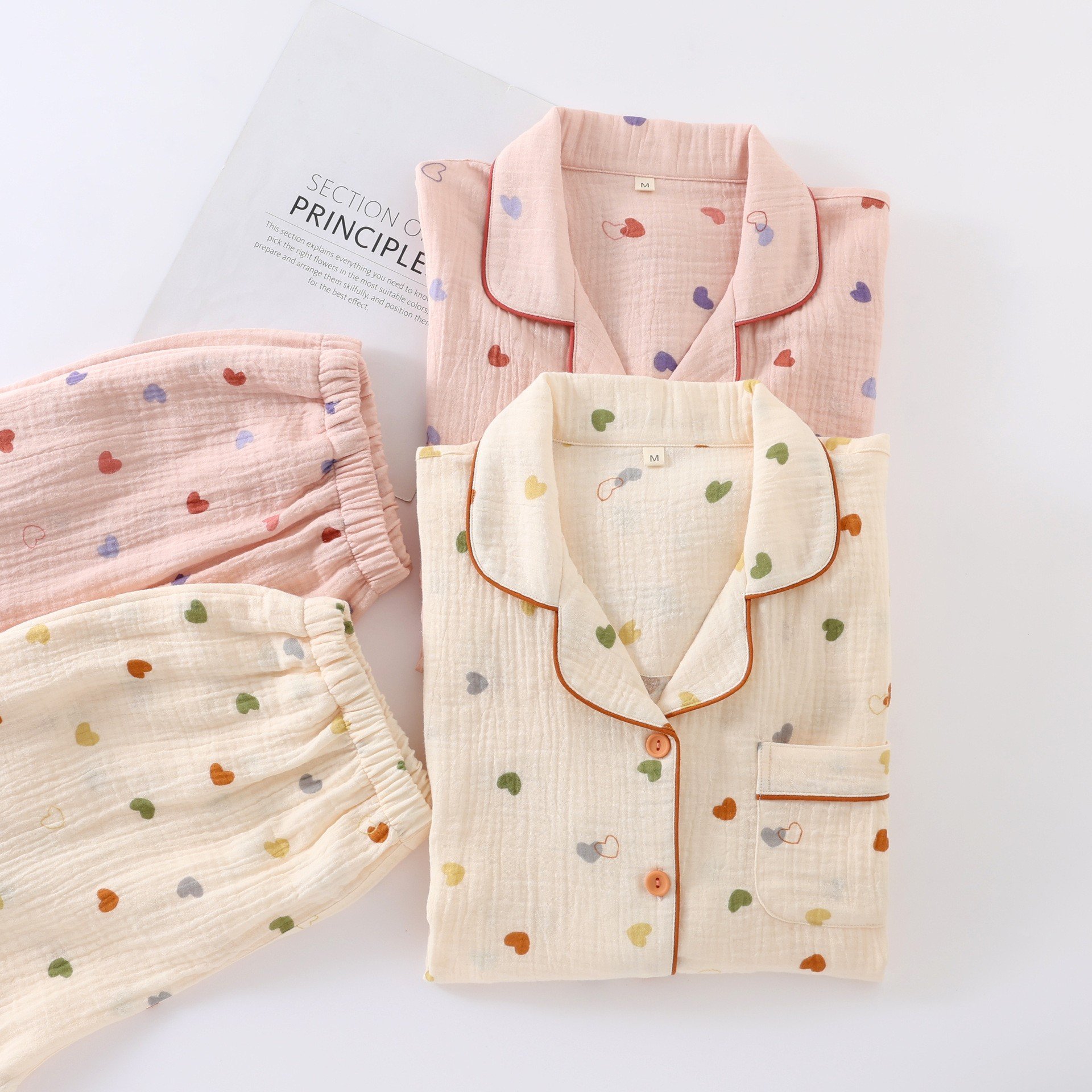 New design custom make cotton soft pajamas