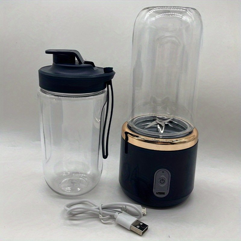 Portable Blender Mini Mixer Electric Juicer Machine Fresh Fruit Juice Blender Smoothie Maker Blender Cup Bottle F Travel Kitchen