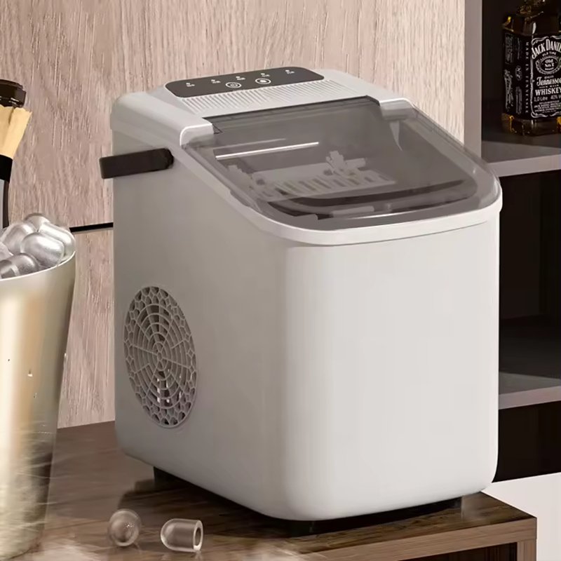 Portable Countertop Compact Mini Ice Maker with 1.1L Water Tank for Home Use