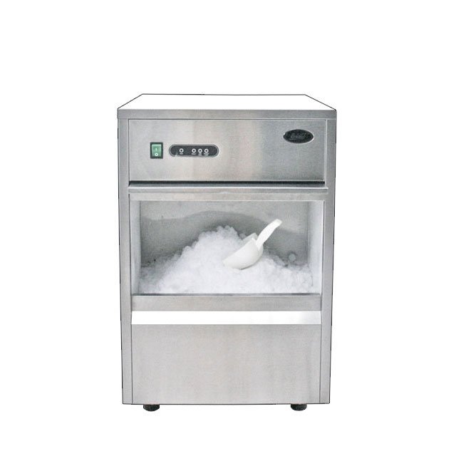 Stainless Steel Ice Making Machine Snowflake Ice Maker Portable Cooling 24-30kg/24h