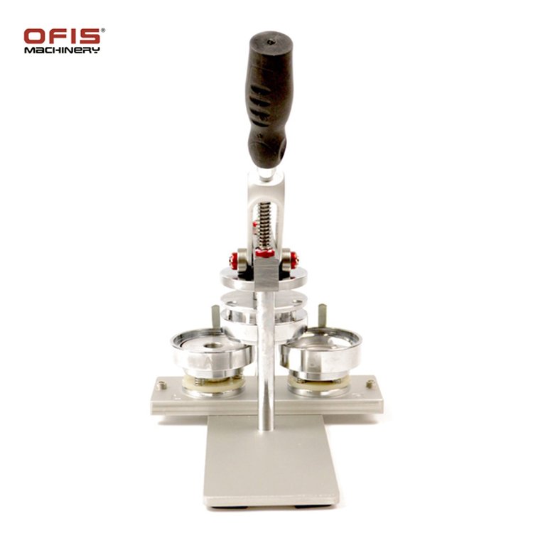 Manual Round Button Maker Machine Badge Making Machine with Multiple Molds
