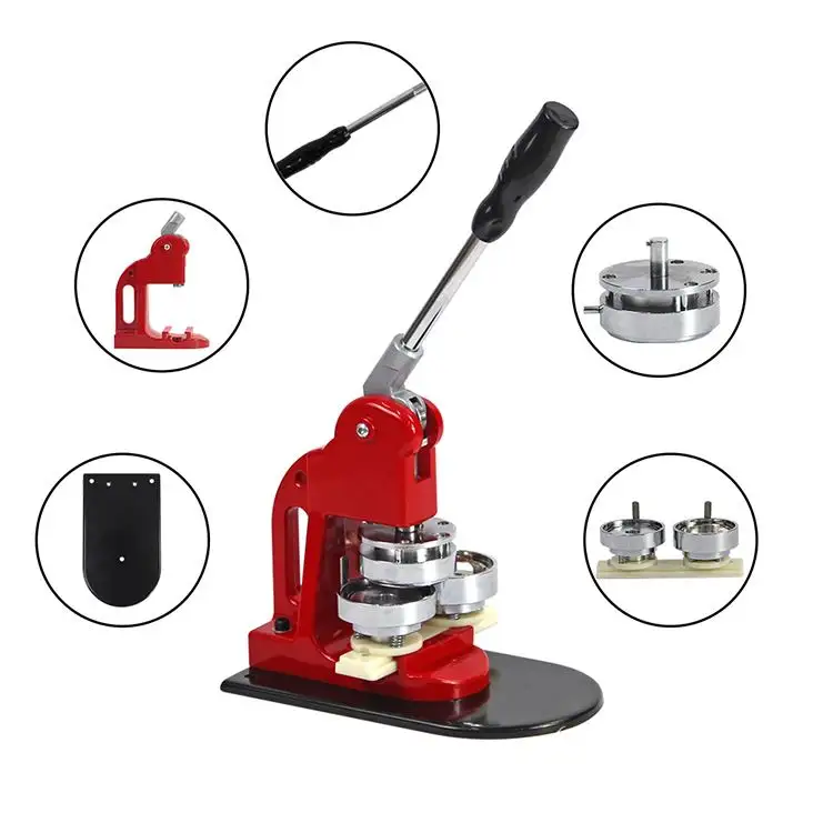 Wholesale new track badge machine Aluminum Diy button badge making machine