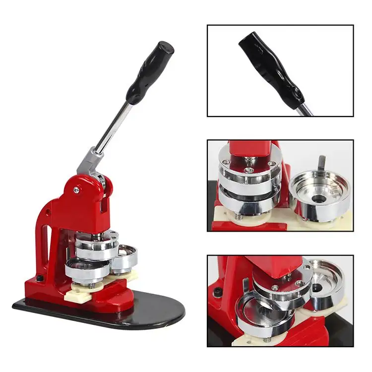Wholesale new track badge machine Aluminum Diy button badge making machine