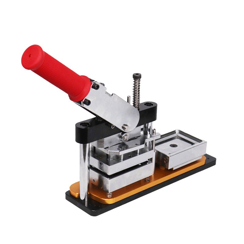 OFIS Manual Rectangle Shape Fridge Magnet Making Machine 80*53mm 90*65mm Plastic/Steel/Aluminium Button New Used
