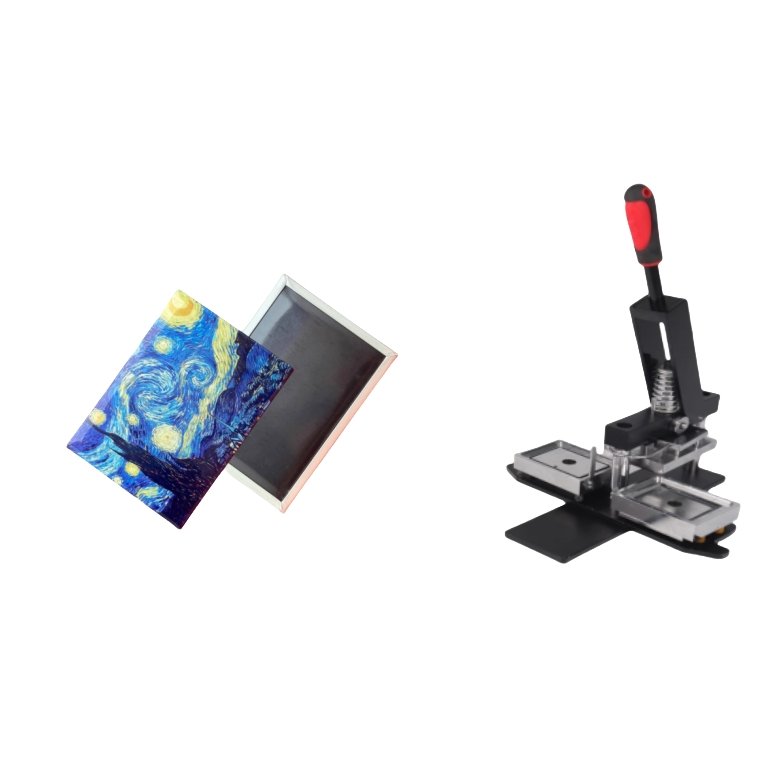 Making Machine Kit Fridge Magnets Tinplate Refrigerator Magnet Component 80*53 Mm Blank Tin Metal Fridge Magnet