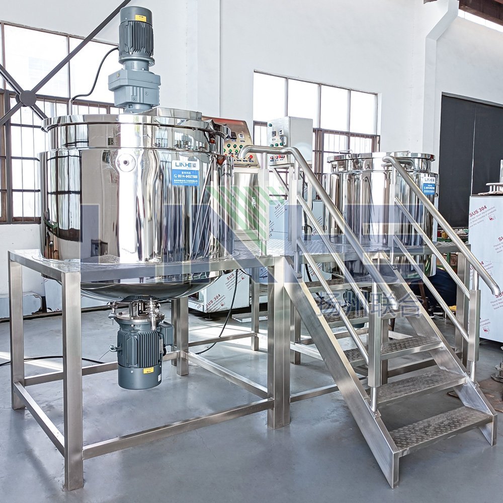 Industrial Wash Homogenizing Dishwashing Liquid Soap Making Machine Shampoo Detergent Mixer Liquid Detergent Mixng Machine