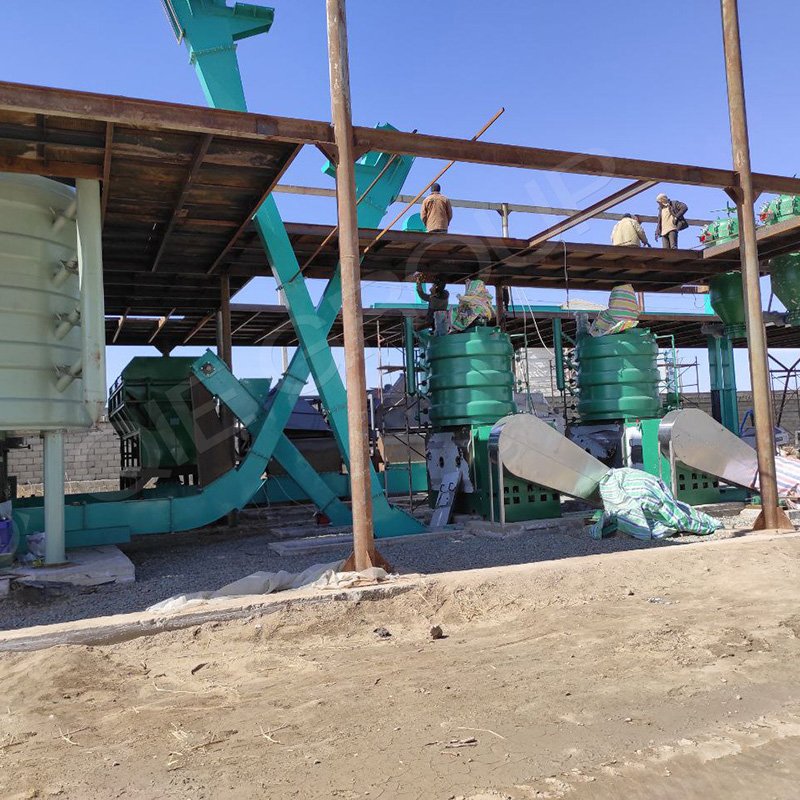 Cooking Oil Process Production Line Sunflower Seed Oil Production Line