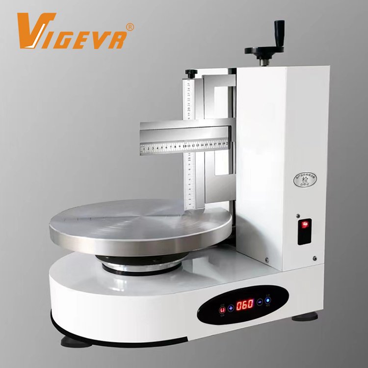 Commercial automatic cream cake coating smoothing icing smoother machine cake frosting decorating making cake icing machine
