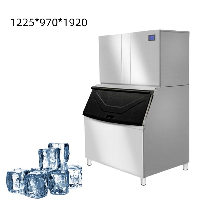 commercial electric Flake Ice Making Machine stainless steel machine for bars