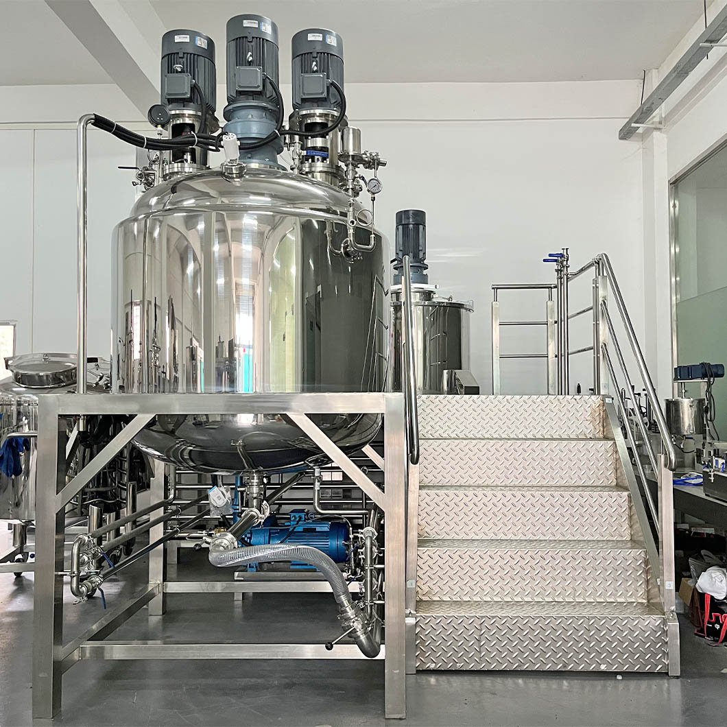 toothpaste making machine vacuum homogenizer and emulsifier toothpaste mixer