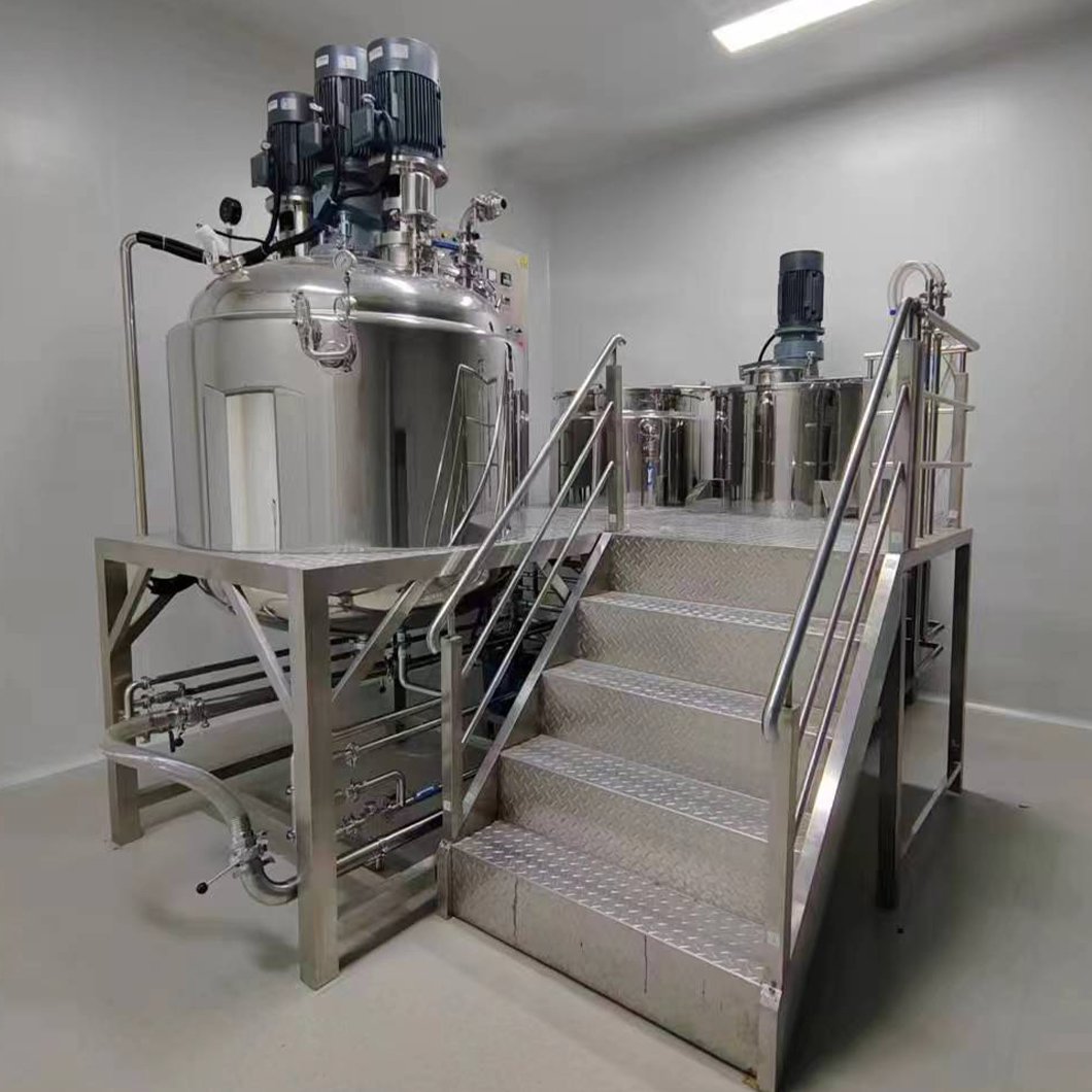 toothpaste making machine vacuum homogenizer and emulsifier toothpaste mixer