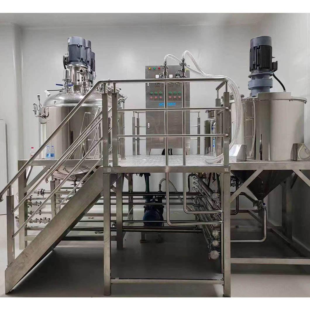 toothpaste making machine vacuum homogenizer and emulsifier toothpaste mixer