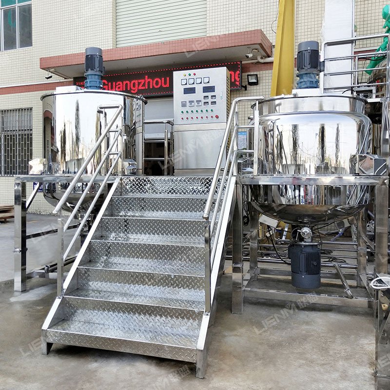 LIENM High Quality Liquid Soap Making Machine Mixer 1 Tons 1.5 Tons Liquid Wash Detergent Mixing Machine