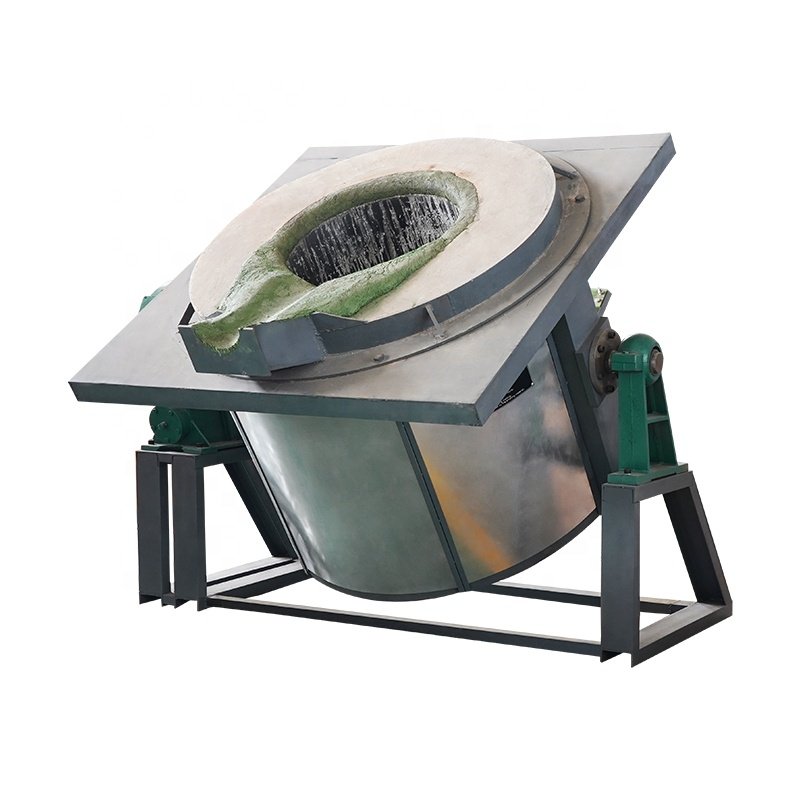 200kg 500kg UBC can aluminum scrap melting furnace for casting industrial induction furnace smelting graphite crucible oven