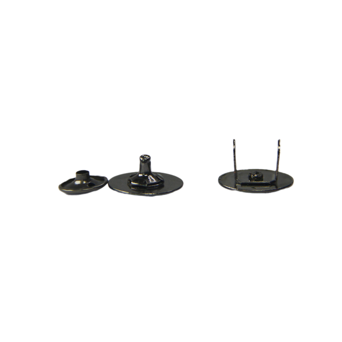 18mm Single Rivet Copper Magnetic button for handbag Black Metal snaps for purse and clothes