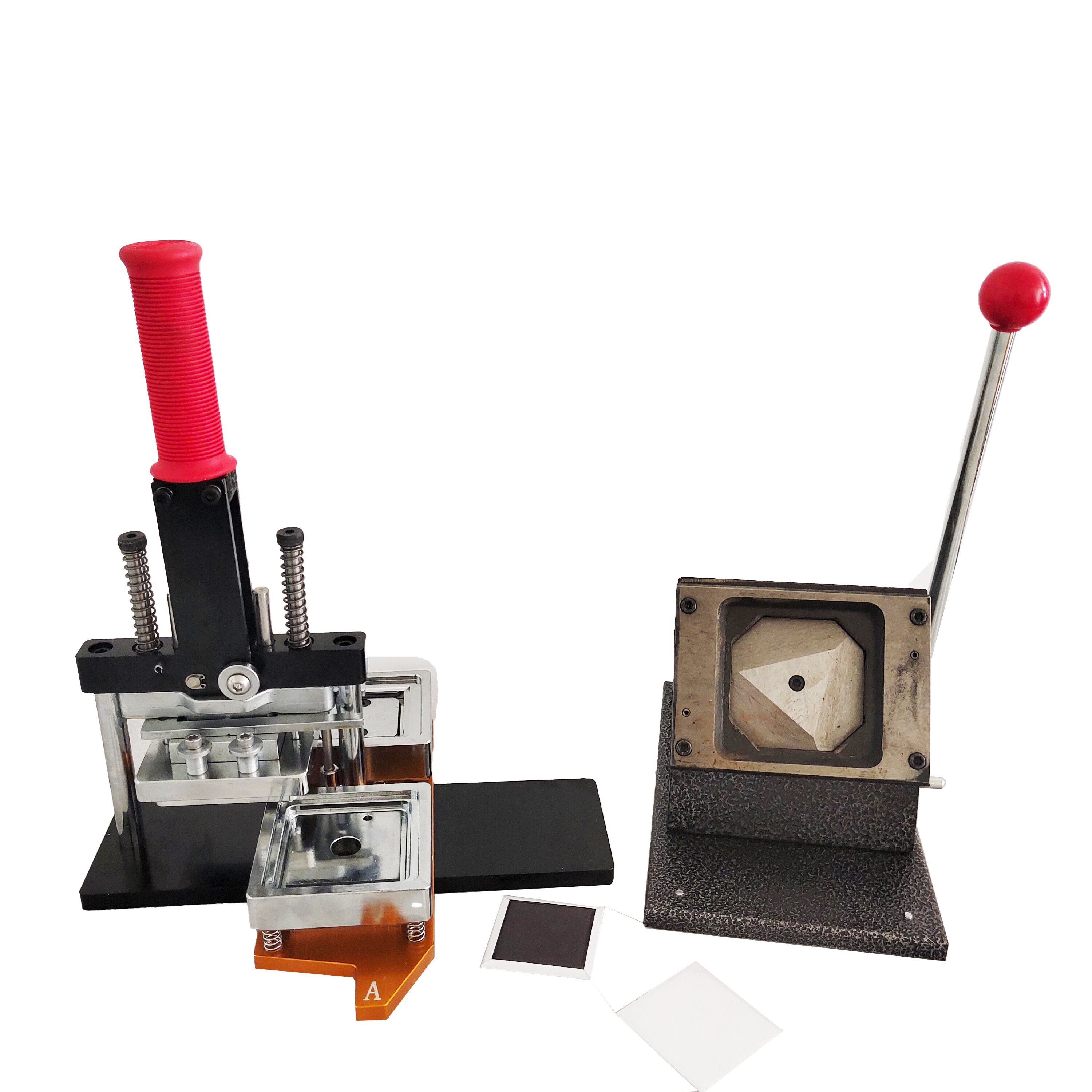 TEBAK machine for fridge magnet 63.5*63.5MM product fridge magnet making machine pressing machine