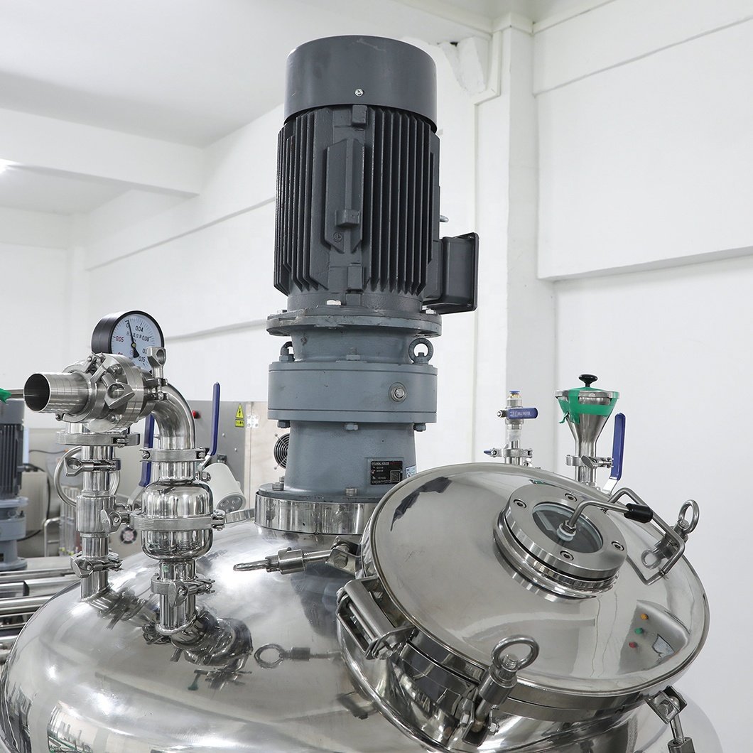 HONE 500L 1000L 3000L 5000L Vacuum Emulsifying Mixer Tank for Cosmetics Make Up Product Process Homogeneous Mixing Machine