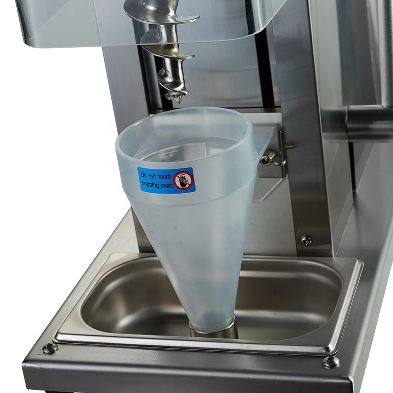 Stainless Steel Fruit Yogurt Gelato Ice Cream Blender Ice Cream Maker Mixer Making Machine Automatic One-button to Clean