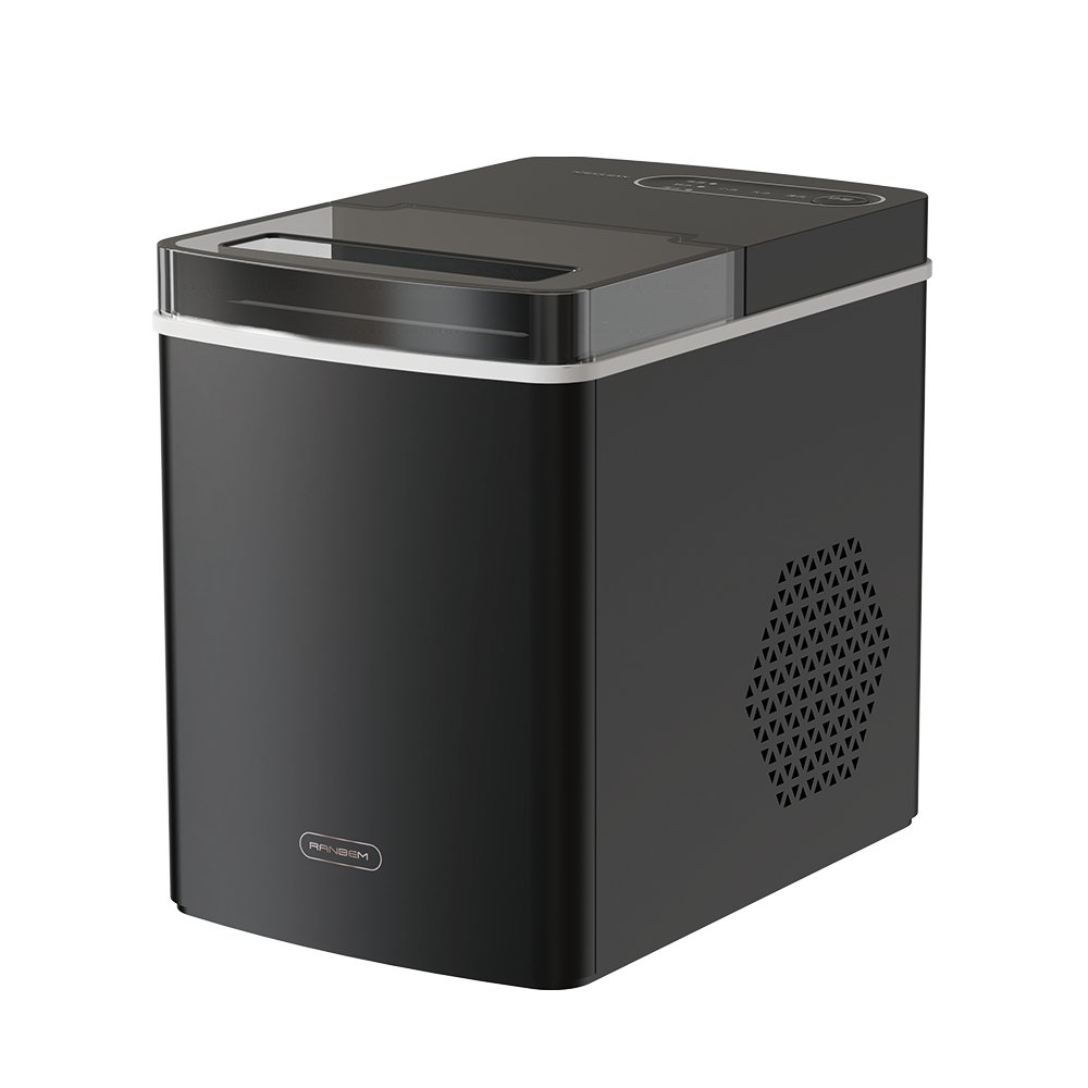 Portable Mini Stainless Steel Kitchen Automatic Ice Cube Maker Electric Household Ice Making Machine for Hotels Countertop Style
