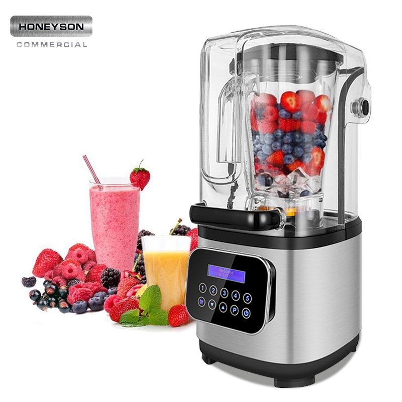 Large Capacity Commercial Blender Electric Plastic Commercial Juicer Machine German Technology Motor Commercial Blender 1500