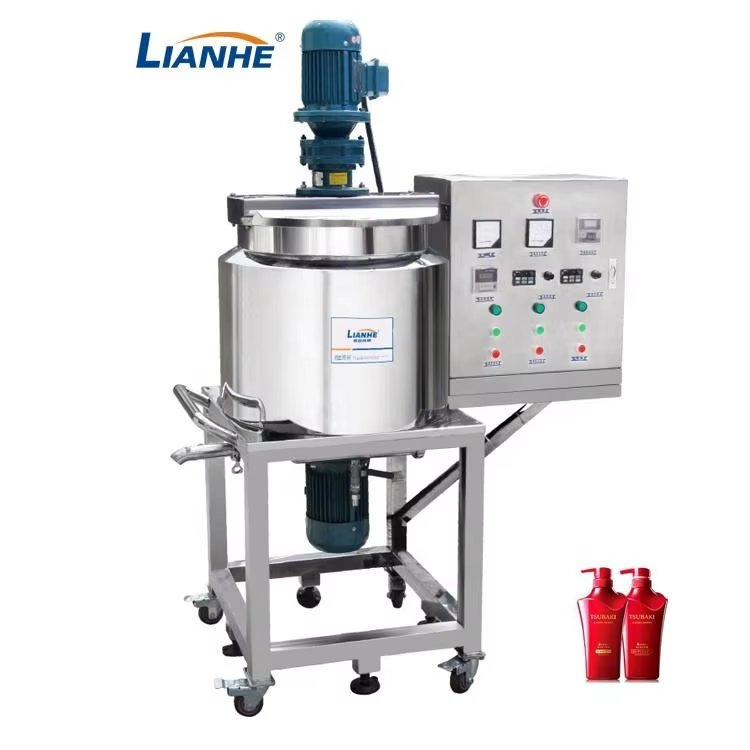 Stainless Steel Mixing Liquid Soap Production Line Cosmetic Laundry Detergent Blender 500l Liquid Mixer Machine