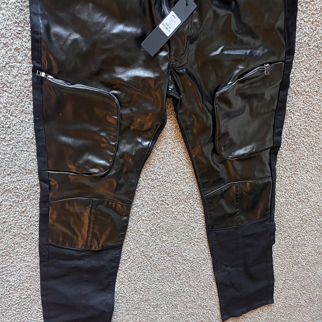 Luxury fashion waxed denim jeans designer custom waxed skinny black denim jeans
