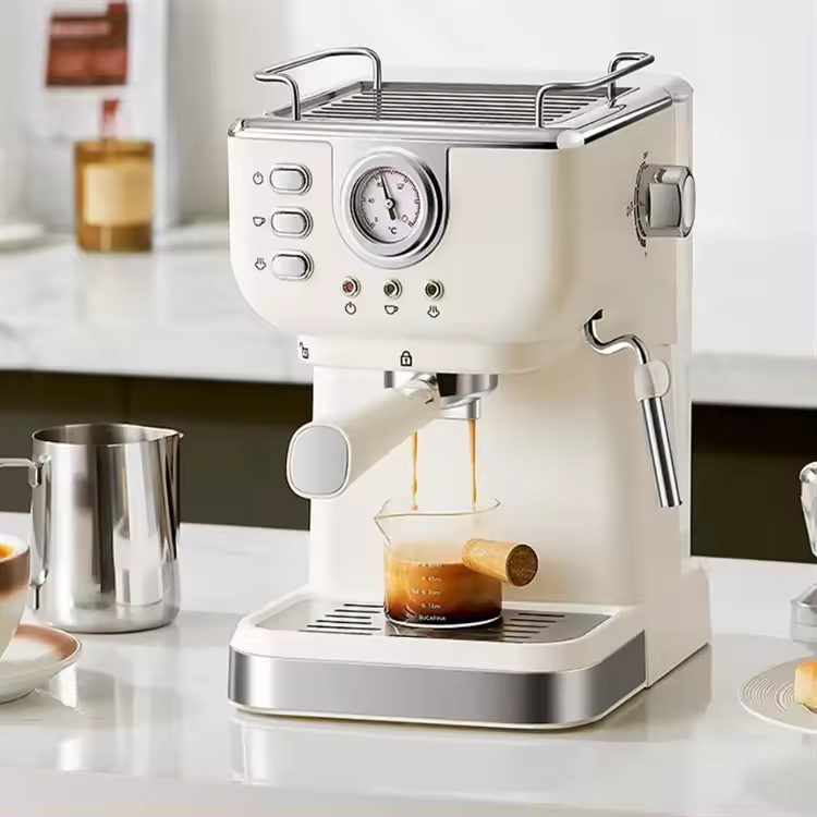 High Quality Best Price Professional Easy Manual Operation Frothed Milk Coffee Maker Espresso Making Machine