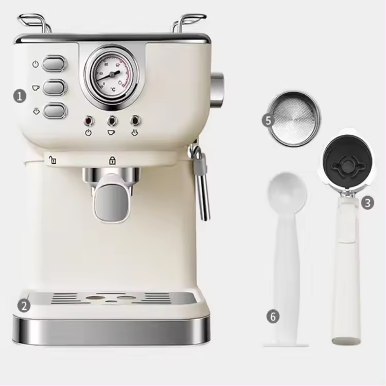 High Quality Best Price Professional Easy Manual Operation Frothed Milk Coffee Maker Espresso Making Machine
