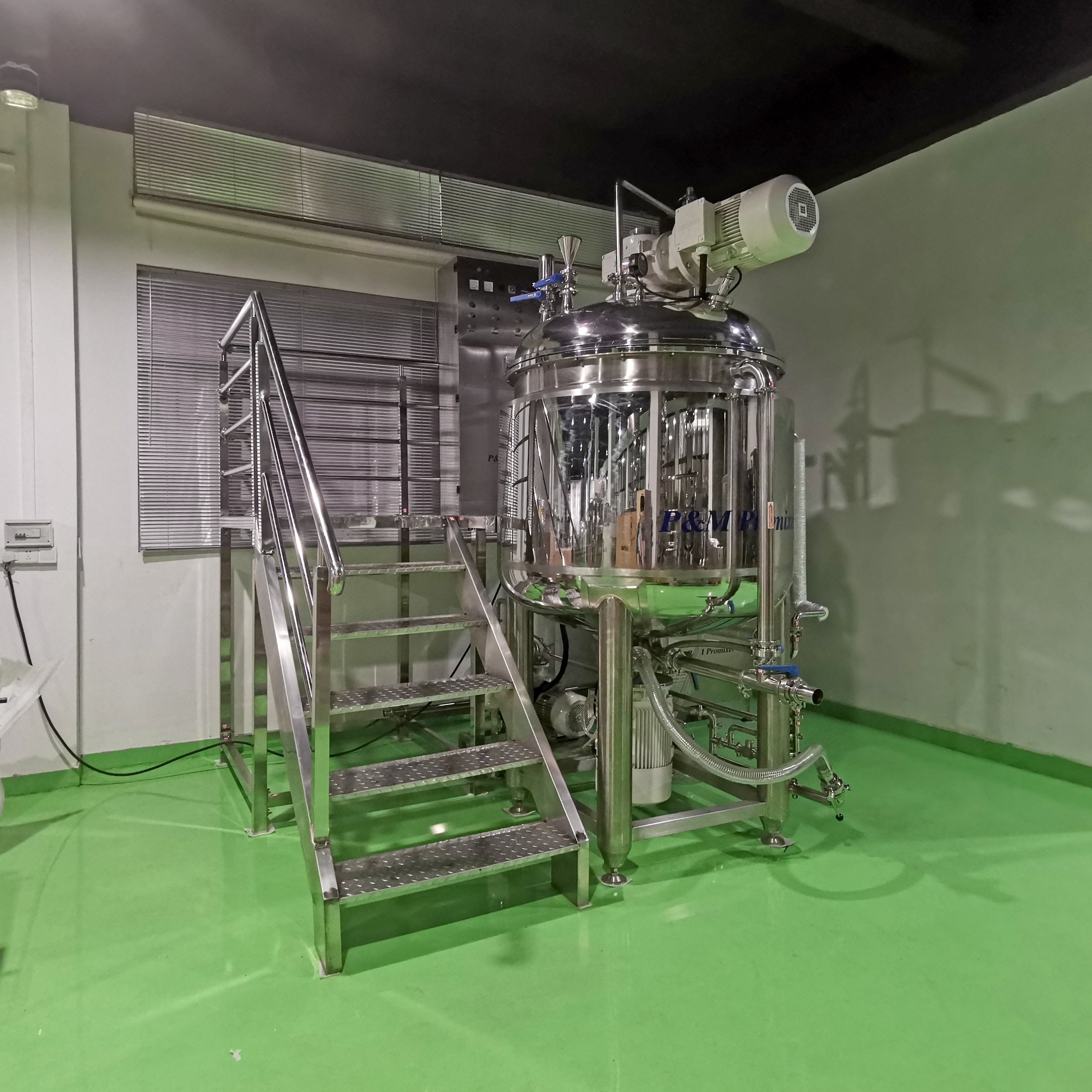 1000L vacuum homogenizer emulsifying mixer Body Butter Lotion Mixing turbo emulsifier cream making machine