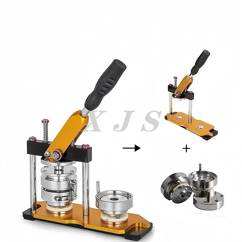 25-75MM fridge magnet button badge making machine square button maker