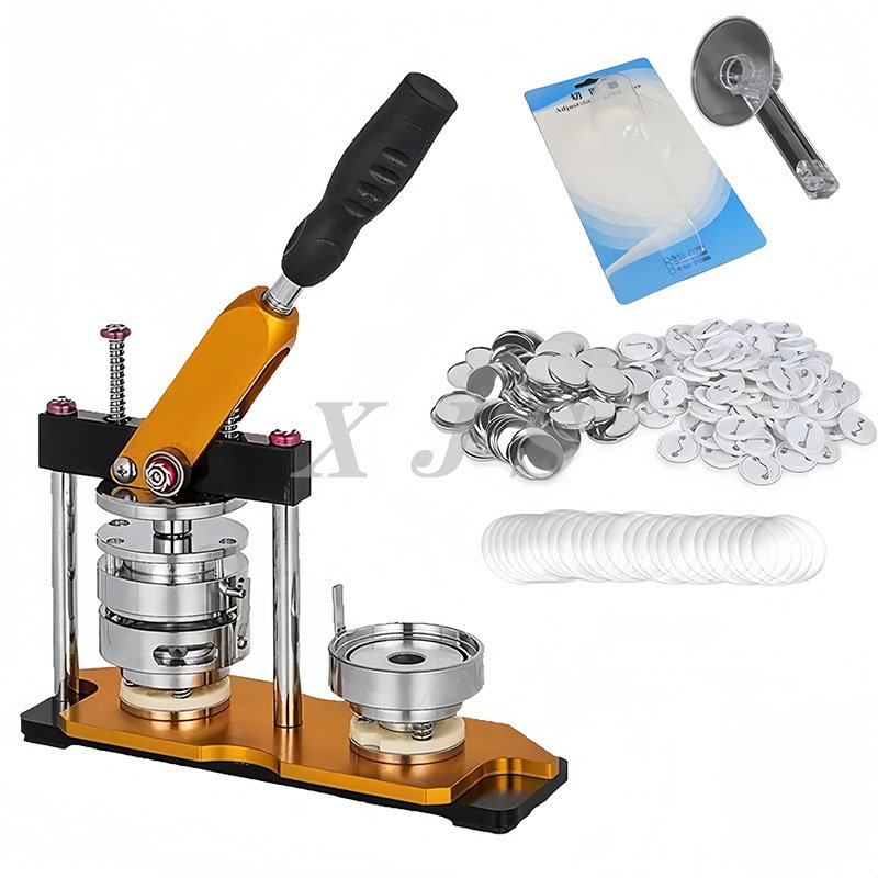 25-75MM fridge magnet button badge making machine square button maker