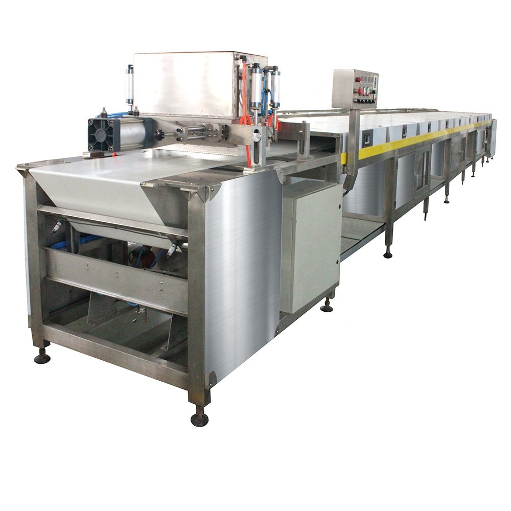 600mm pneumatic chocolate chips production line/chips depositing machine/chocolate depositor