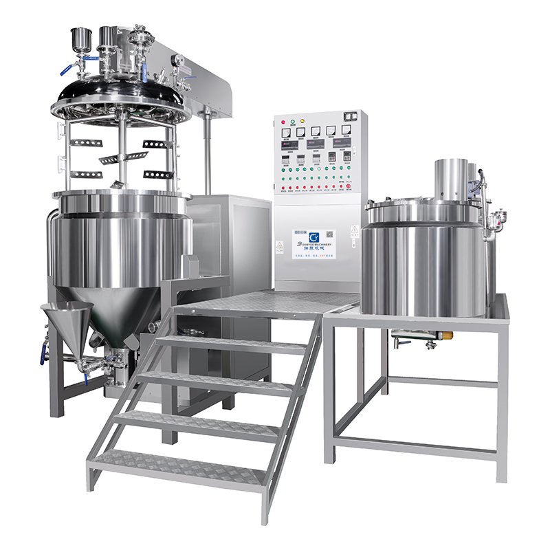 Sanitary 200L Vacuum Emulsifying Mixer Mayonnaise Making Machine Mixing Equipment Mayonnaise Production Line