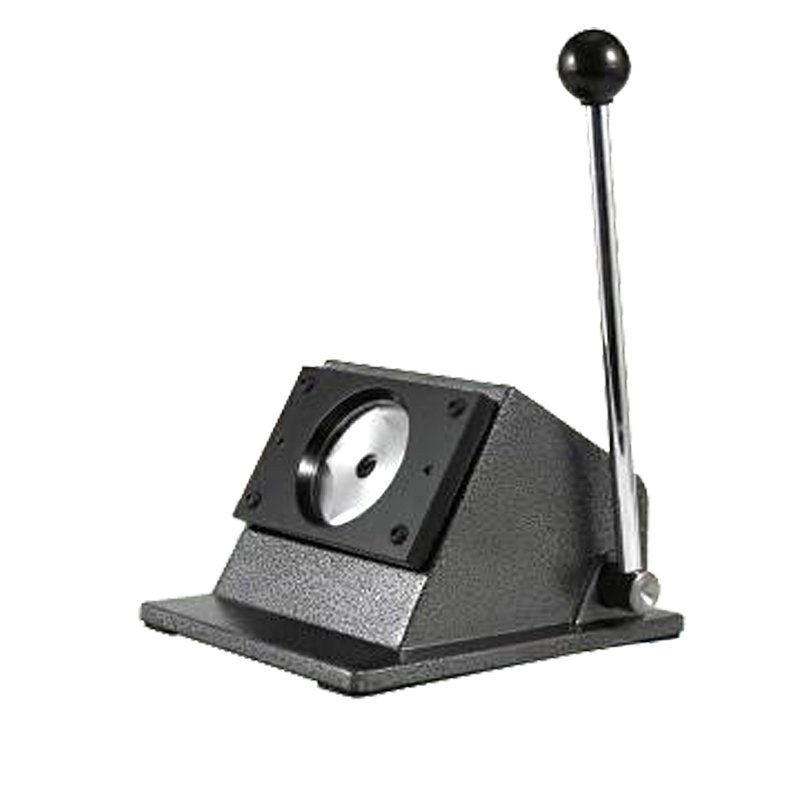 Badge Making Machine Metal Paper Cutter with 500 Plastic Blank Badge Buttons