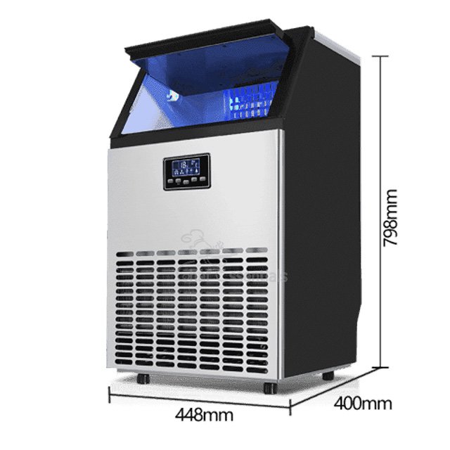 Commercial Restaurant High Capacity Ice Maker Ice Cube Making Machine Electric Stainless Steel