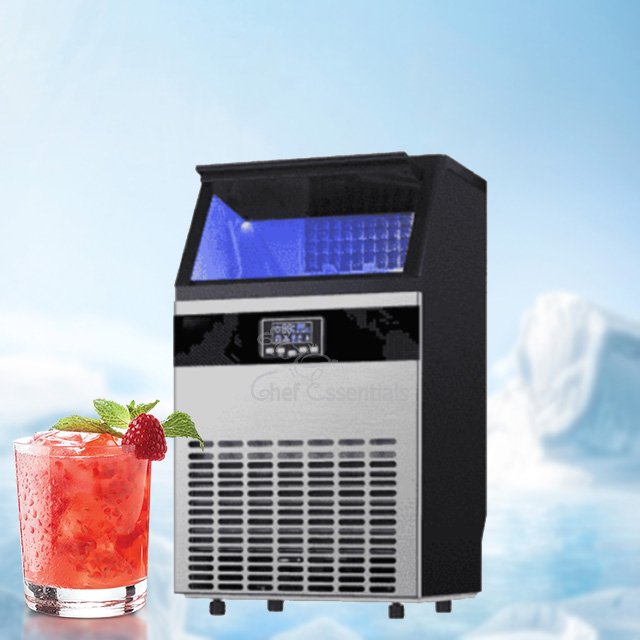 Commercial Restaurant High Capacity Ice Maker Ice Cube Making Machine Electric Stainless Steel
