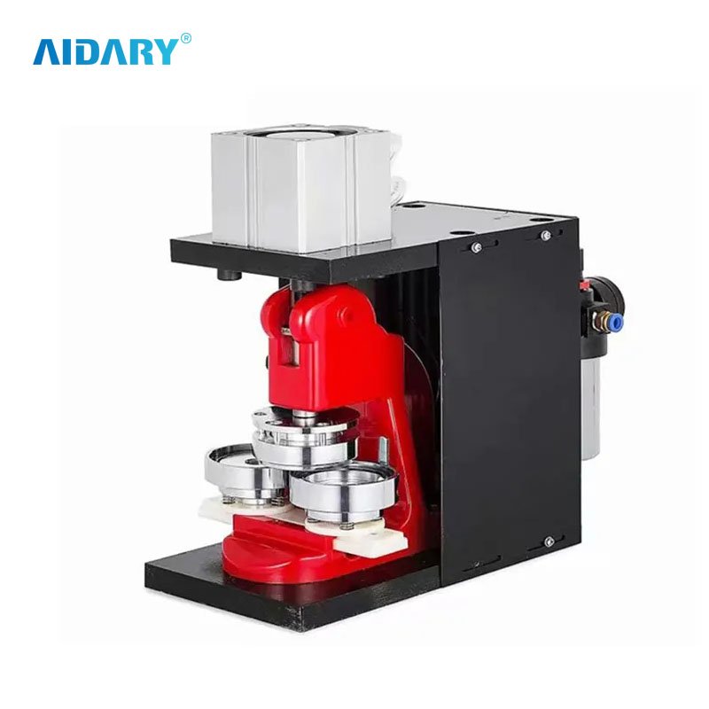 Pneumatic badge button pin making machine