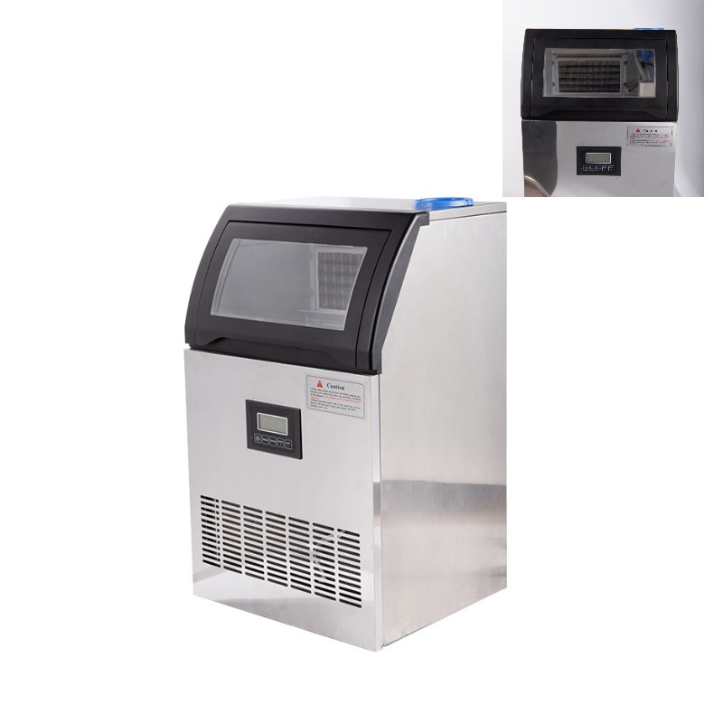 Best Selling Quality 60KGS/24h High Ice Yield & Storage Home Appliance Commercial Ice Maker Cube Machine