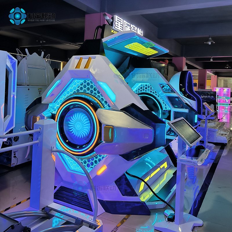 New century vr machine Interplanetary Shuttle two-person virtual reality games interactive cinema vr theme park vr gaming set